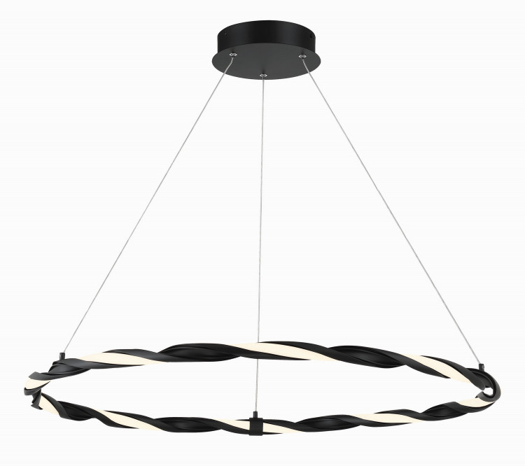 George Kovacs - P5481-66A-L - LED Pendant - Convolution - Coal Black George Kovacs - P5481-66A-L - LED Pendant - Convolution - Coal Black