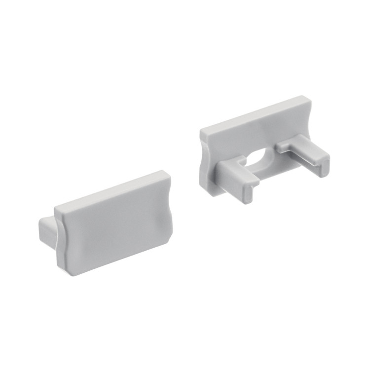 Kichler - 1TEE1STSFSSIL - Tape Extrusion End Cap 5 Pair - Ils Te Series - Silver