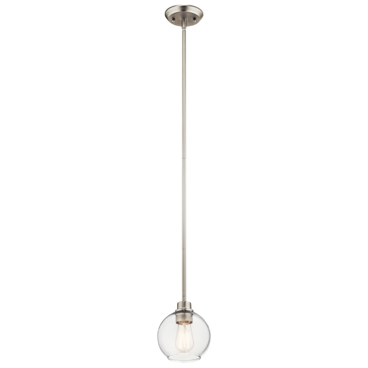 Kichler - 44065NI - One Light Mini Pendant - Harmony - Brushed Nickel