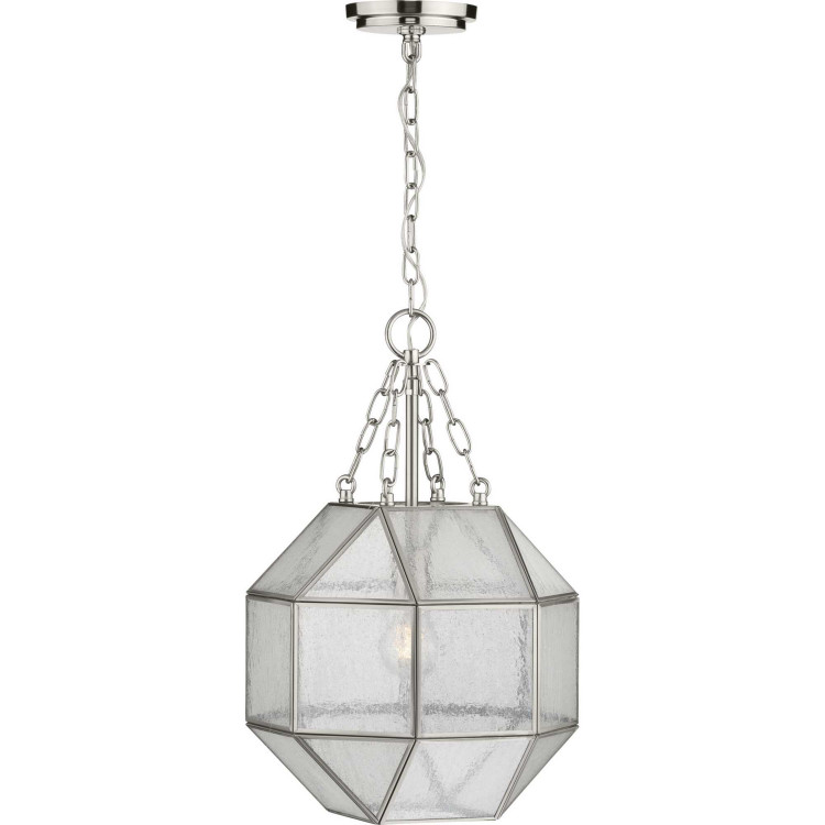 Progress Lighting - P500221-009 - One Light Pendant - Mauldin - Brushed Nickel