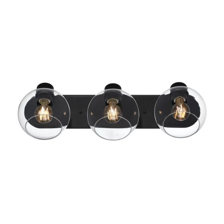 Westinghouse Lighting - 6127900 - Three Light Wall Fixture - Hyson - Matte Black