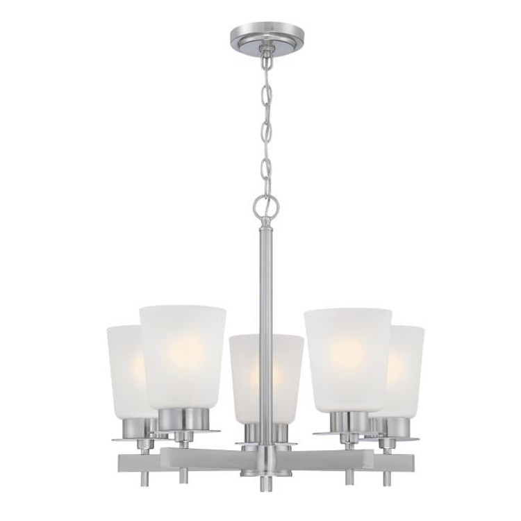 Westinghouse Lighting - 6128800 - Five Light Chandelier - Reynaldo - Brushed Nickel Westinghouse Lighting - 6128800 - Five Light Chandelier - Reynaldo - Brushed Nickel