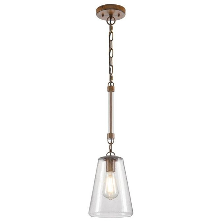 Westinghouse Lighting - 6130400 - One Light Mini Pendant - Biloxi - Barnwood Westinghouse Lighting - 6130400 - One Light Mini Pendant - Biloxi - Barnwood