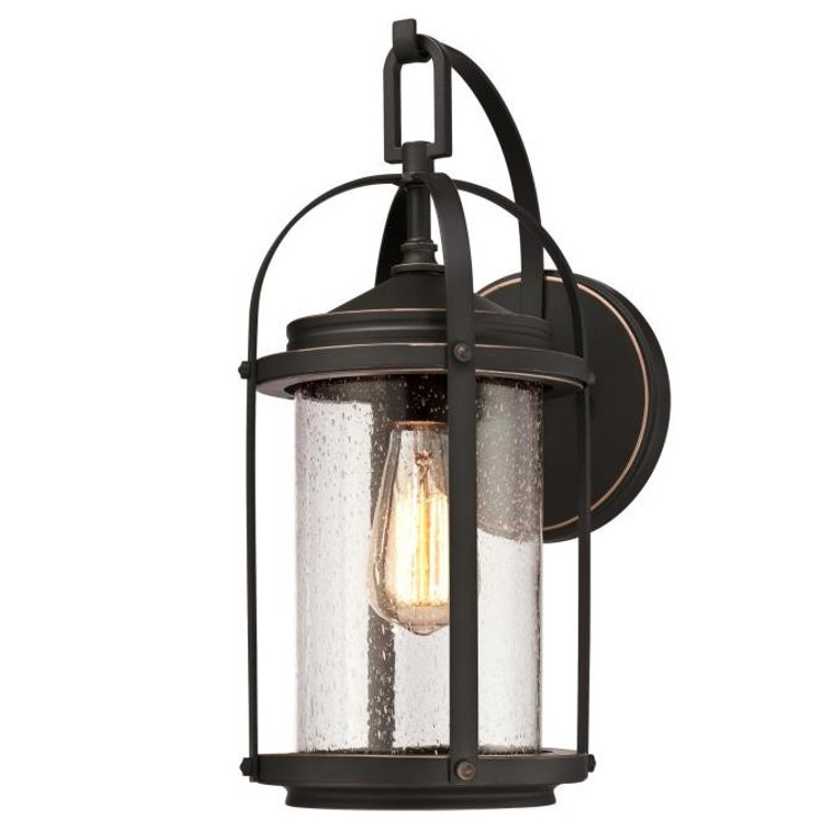 Westinghouse Lighting - 6339300 - One Light Wall Fixture - Grandview - Oil Rubbed Bronze With Highlights