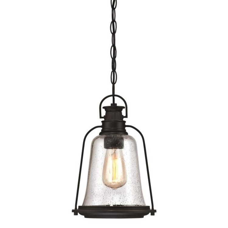Westinghouse Lighting - 6339900 - One Light Pendant - Brynn - Oil Rubbed Bronze With Highlights