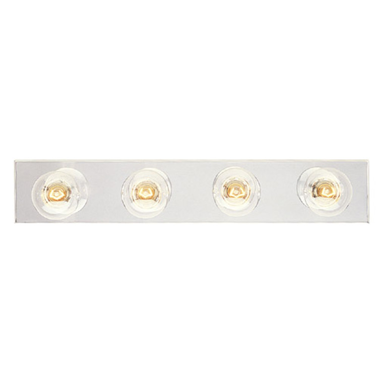 Westinghouse Lighting - 6641100 - Four Light Bath Bar - Chrome