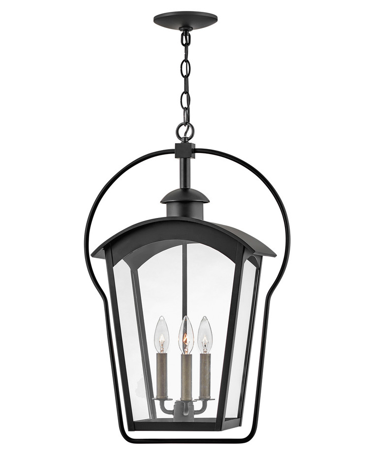 Hinkley - 13302BK - LED Hanging Lantern - Yale - Black Hinkley - 13302BK - LED Hanging Lantern - Yale - Black