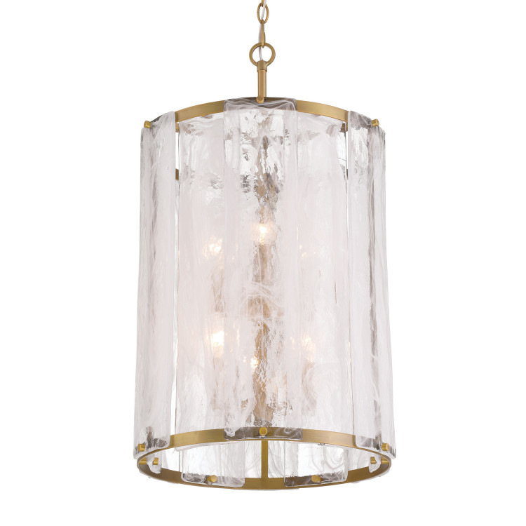 Minka-Lavery - 3637-732 - Six Light Pendant - Veil - Legacy Brass