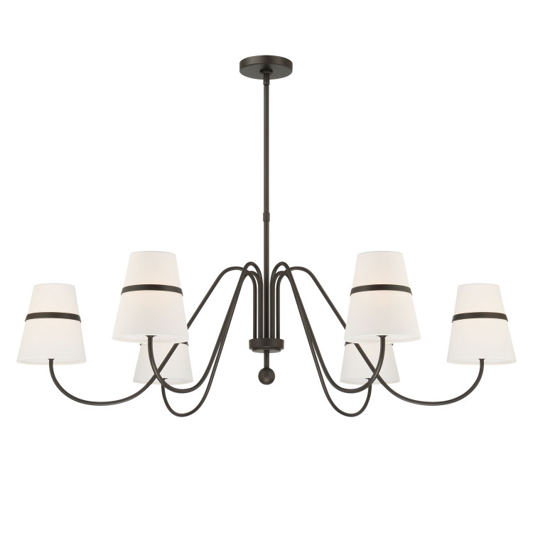 Minka-Lavery - 3736-872 - Six Light Chandelier - Althia - Textured Dark Bronze