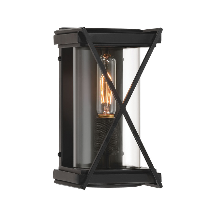 Minka-Lavery - 77601-899 - One Light Outdoor Wall Sconce - Rockhill - Dark Matte Black Minka-Lavery - 77601-899 - One Light Outdoor Wall Sconce - Rockhill - Dark Matte Black