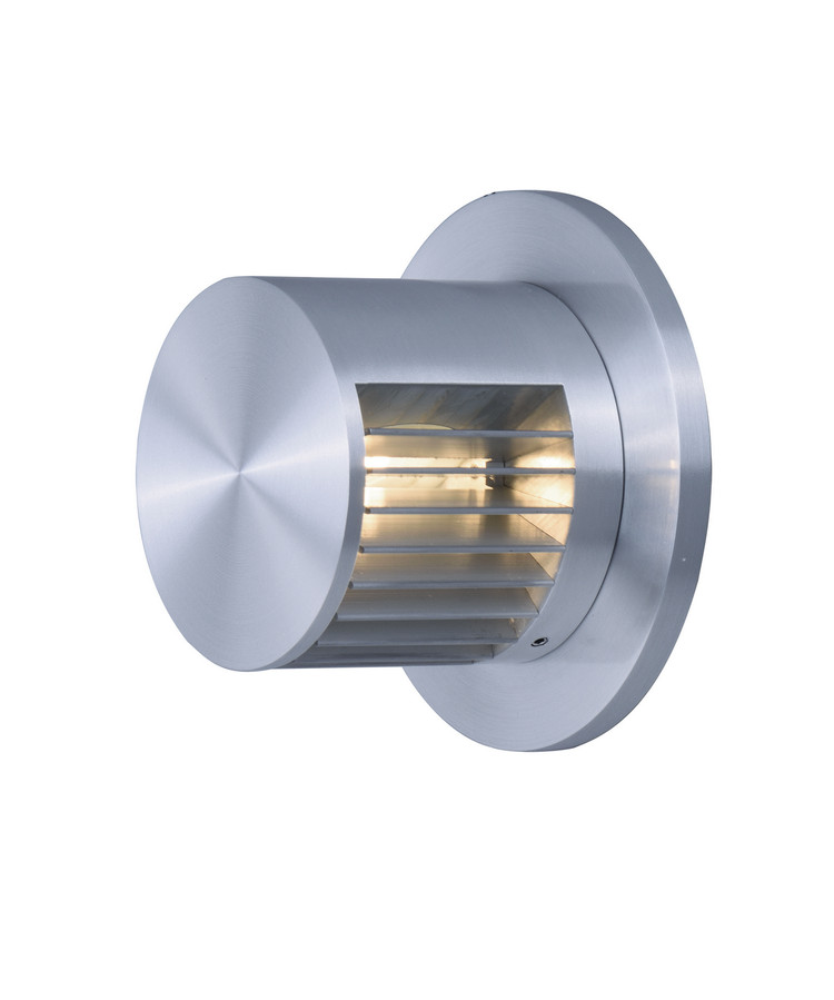 ET2 - E41386-SA - LED Outdoor Wall Sconce - Alumilux Spoked - Satin Aluminum ET2 - E41386-SA - LED Outdoor Wall Sconce - Alumilux Spoked - Satin Aluminum