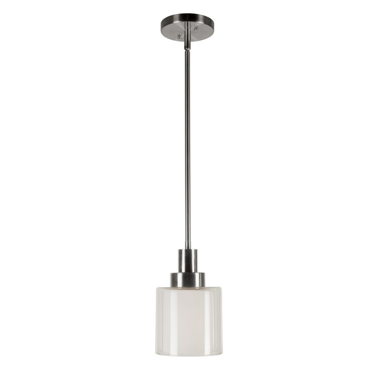 Forte - 2691-01-55 - One Light Mini Pendant - Brushed Nickel