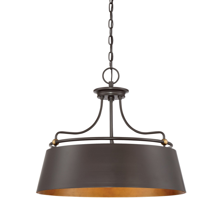 Quoizel - FV2824WT - Four Light Pendant - Fairview - Western Bronze