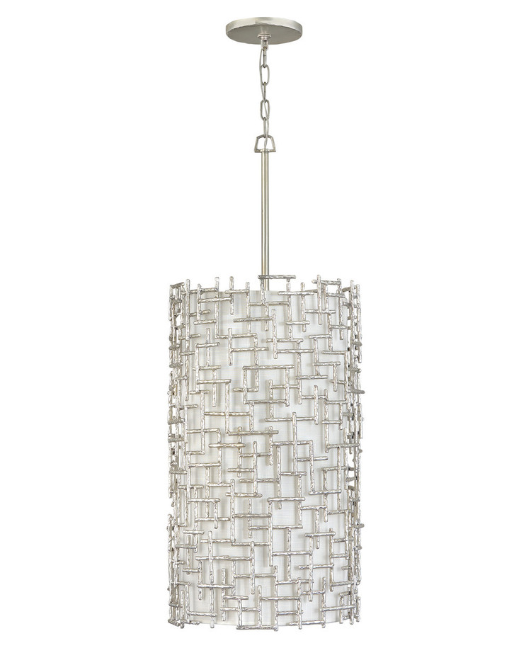 Fredrick Ramond - FR33108SLF - LED Chandelier - Farrah - Silver Leaf