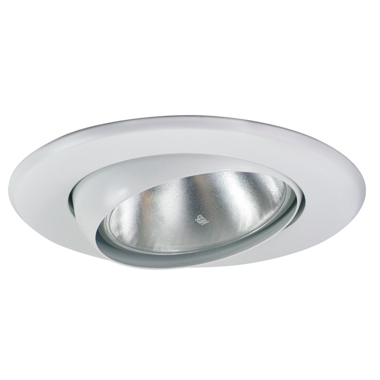 Nora Lighting - NT-5070W - 5 Br/Par30 Adj. Eyeball W/ Metal Trim - Rec Inc 5 Trim - White