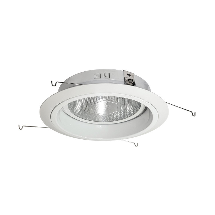 Nora Lighting - NTM-57W/M1 - 6 Par38 Specular Reflectorector W/ Rivet W/ Gimbal Ring - Rec Inc 6 Trim