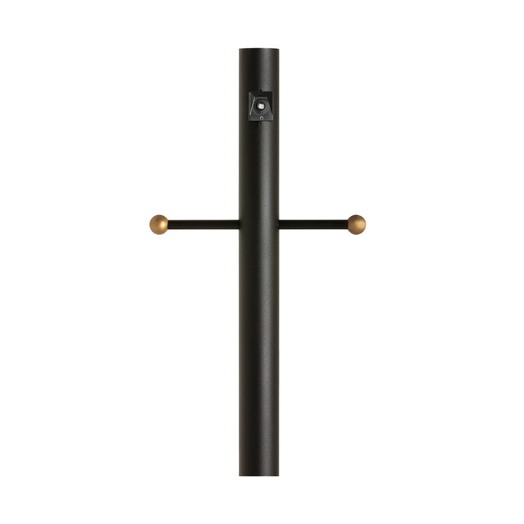 Generation Lighting - 8114-12 - Post with Ladder Rest and Photo Cell - Outdoor Posts - Black Generation Lighting - 8114-12 - Post with Ladder Rest and Photo Cell - Outdoor Posts - Black
