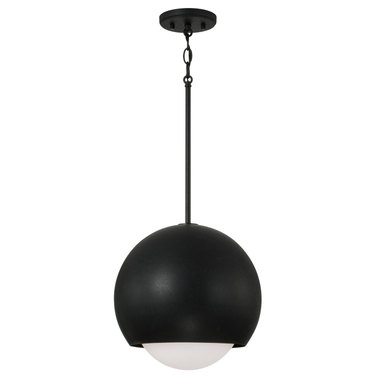 Capital Lighting - 351611BI - One Light Pendant - Dolby - Black Iron Capital Lighting - 351611BI - One Light Pendant - Dolby - Black Iron