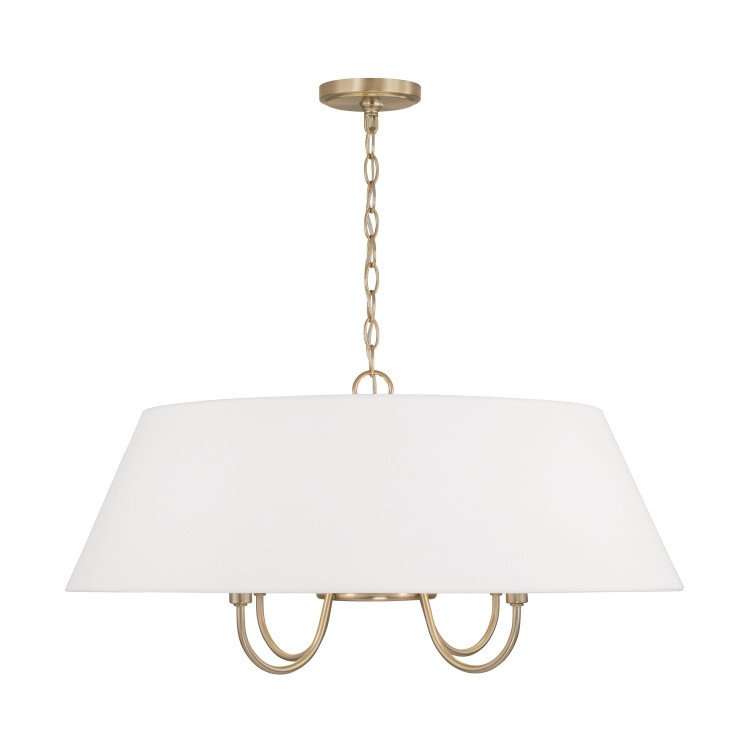 Capital Lighting - 352741MA - Four Light Pendant - Julia - Matte Brass
