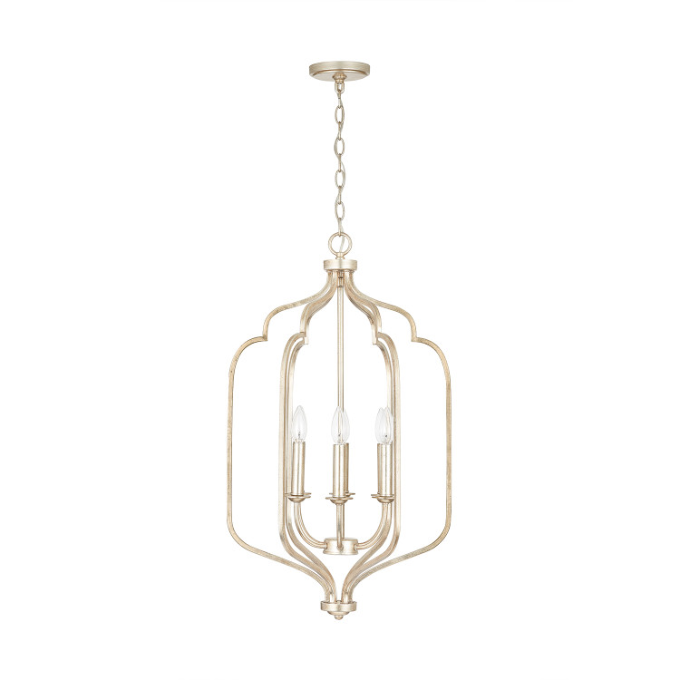 Capital Lighting - 538761WG - Six Light Foyer - Ophelia - Winter Gold