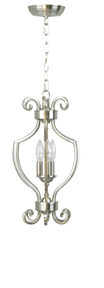 Craftmade - 7110BNK3 - Three Light Foyer Chandelier - Cecilia - Brushed Satin Nickel