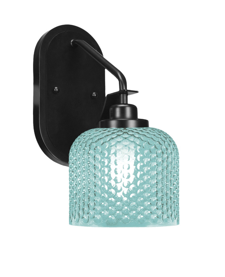 Toltec Lighting - 2611-MB-4615 - One Light Wall Sconce - Odyssey - Matte Black