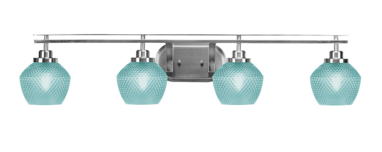 Toltec Lighting - 2614-BN-4625 - Four Light Bath Bar - Odyssey - Brushed Nickel