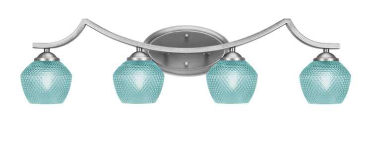 Toltec Lighting - 554-GP-4625 - Four Light Bath Bar - Zilo - Graphite