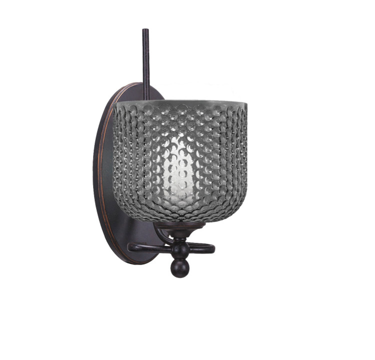 Toltec Lighting - 591-DG-4612 - One Light Wall Sconce - Capri - Dark Granite