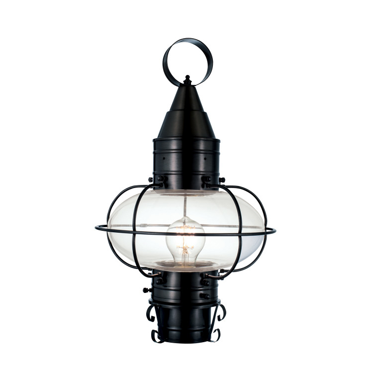 ELK Home - 1511-BL-CL - One Light Outdoor Post Lantern - Classic Onion - Black ELK Home - 1511-BL-CL - One Light Outdoor Post Lantern - Classic Onion - Black