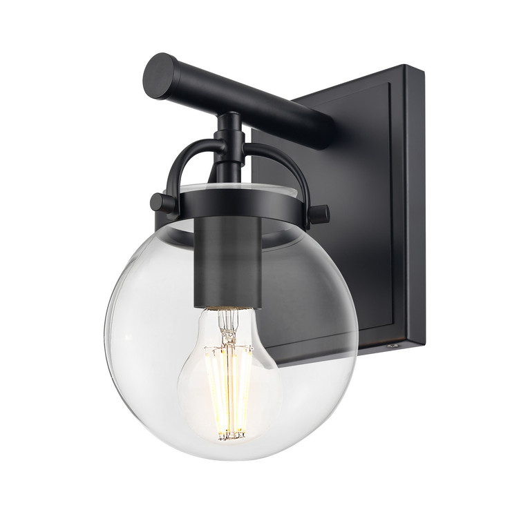 Innovations - 416-1W-BK-G202-6 - One Light Wall Sconce - Downtown Urban - Matte Black