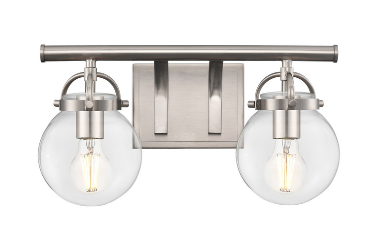 Innovations - 416-2W-SN-G202-6 - Two Light Bath Vanity - Downtown Urban - Satin Nickel