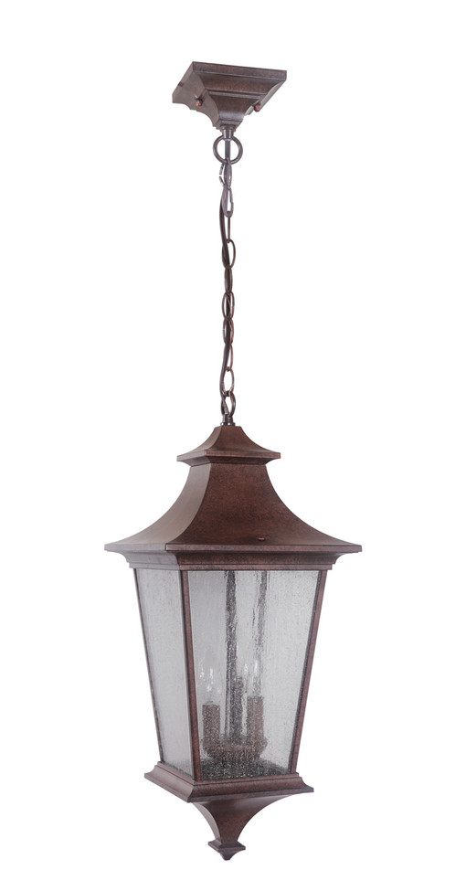 Craftmade - Z1371-AG - Three Light Outdoor Pendant - Argent - Aged Bronze Textured