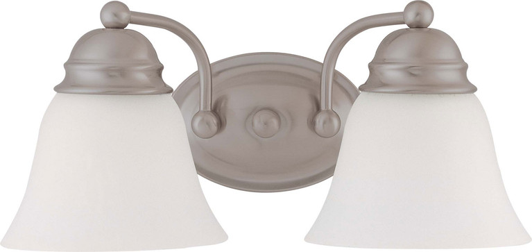 Nuvo Lighting - 60-3265 - Two Light Vanity - Empire - Brushed Nickel