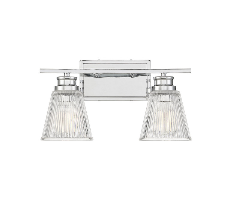 Meridian - M80040CH - Two Light Bathroom Vanity - Mbath - Chrome