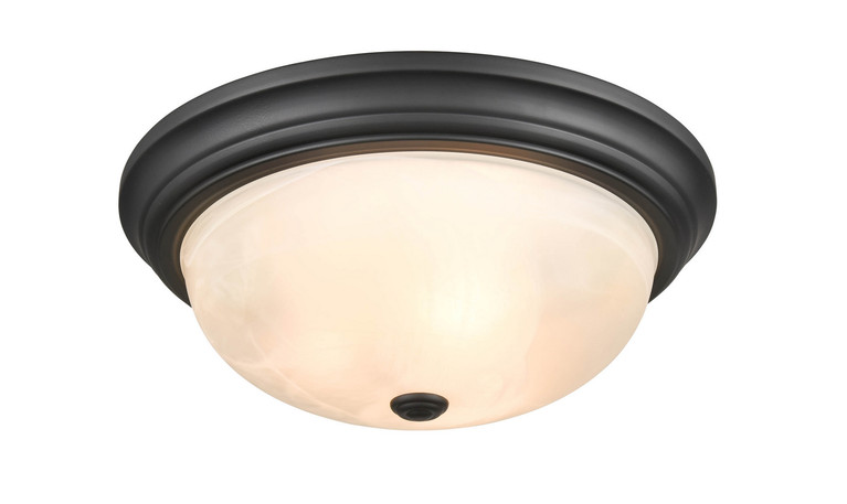 Millennium - 4605-MB - Three Light Flushmount - Whitton - Matte Black