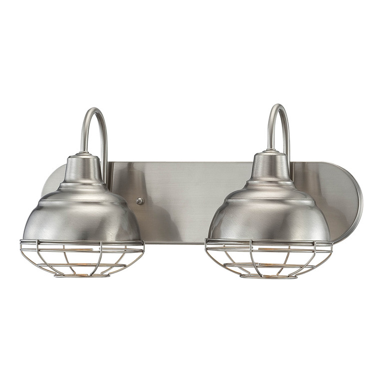 Millennium - 5422-SN - Two Light Vanity - Neo-Industrial - Satin Nickel