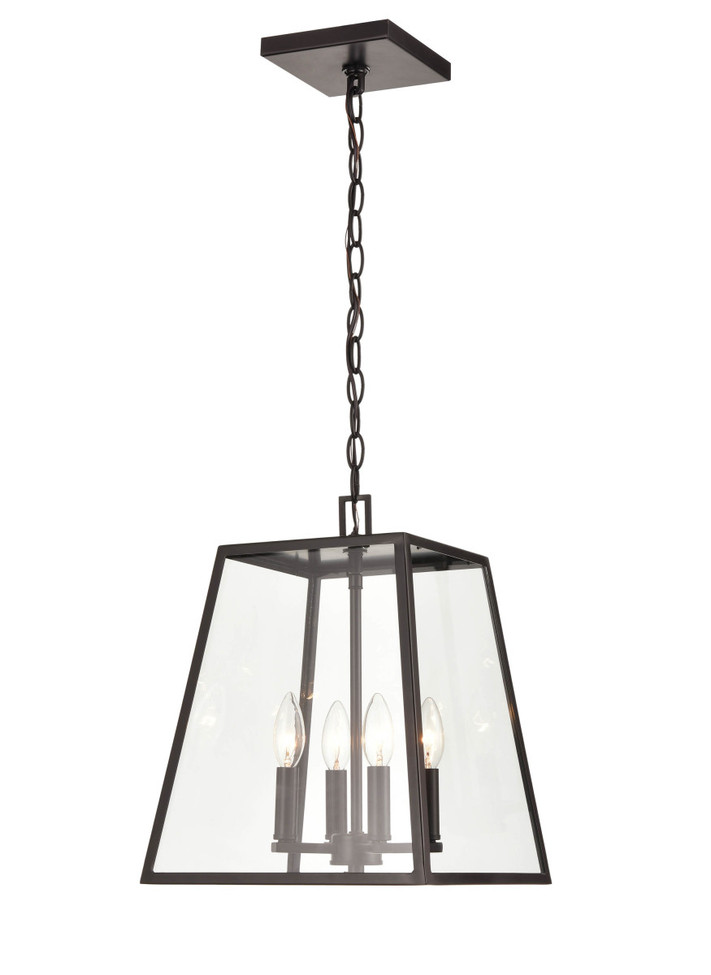Millennium - 8014-PBZ - Four Light Outdoor Lantern - Grant - Powder Coat Bronze