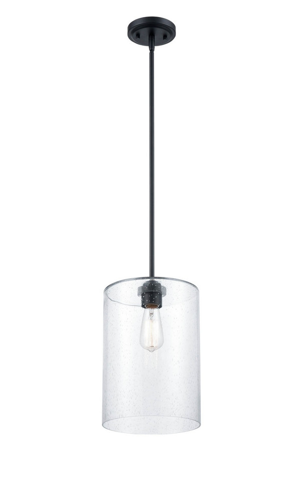 Millennium - 9611-MB - One Light Mini Pendant - Moven - Matte Black