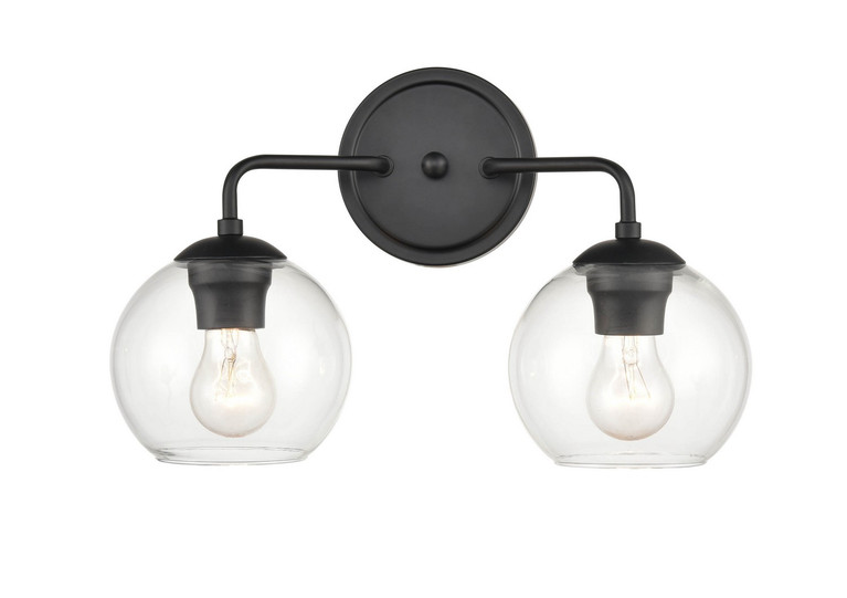 Millennium - 9752-MB - Two Light Vanity - Solmer - Matte Black