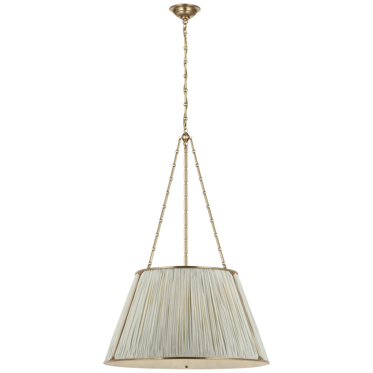 manufacturer_finish:Hand-Rubbed Antique Brass|manufacturer_glass:18 x 28 x 16 Blue Charee Stripe Pleat