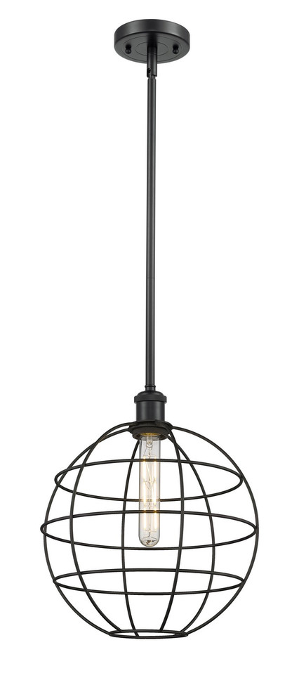 Innovations - 516-1S-BK-CE-12-BK - LED Pendant - Ballston - Matte Black