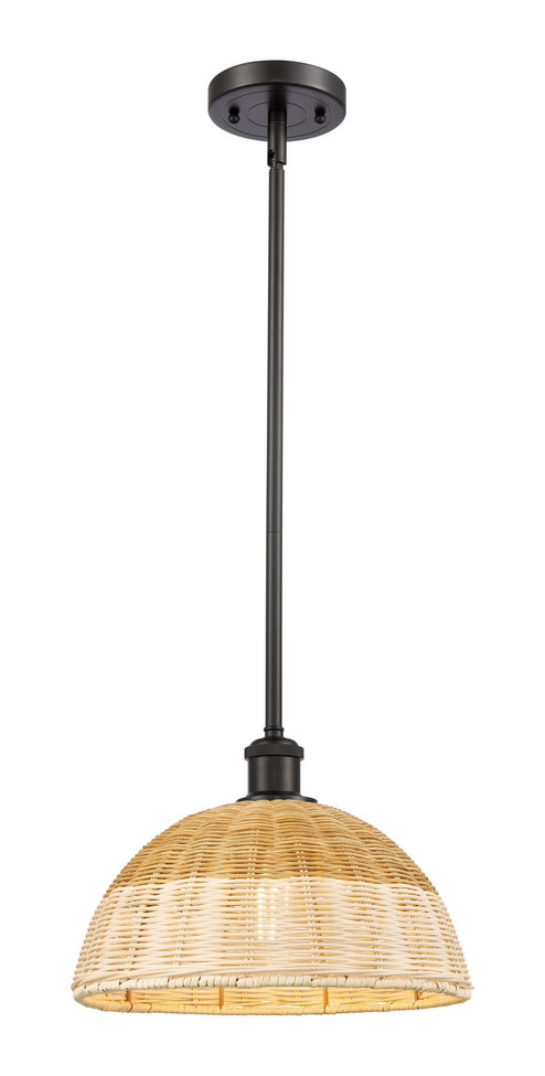 Innovations - 516-1S-OB-NBD2-12-NAT - One Light Mini Pendant - Ballston - Oil Rubbed Bronze