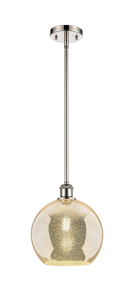 Innovations - 516-1S-PN-G128-10 - One Light Mini Pendant - Ballston - Polished Nickel