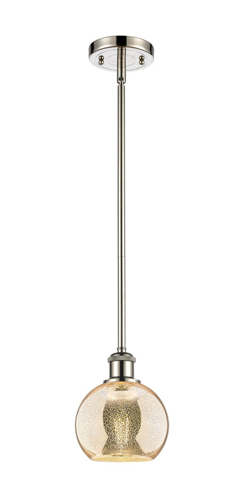 Innovations - 516-1S-PN-G128-6 - One Light Mini Pendant - Ballston - Polished Nickel