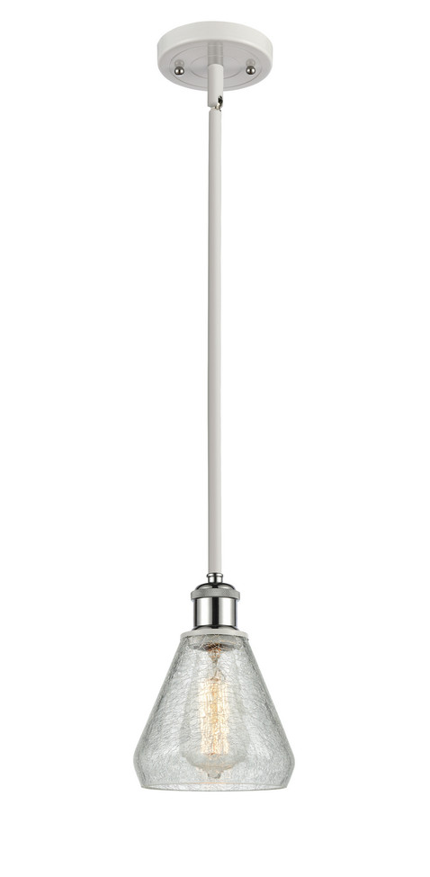 Innovations - 516-1S-WPC-G275 - One Light Mini Pendant - Ballston - White Polished Chrome