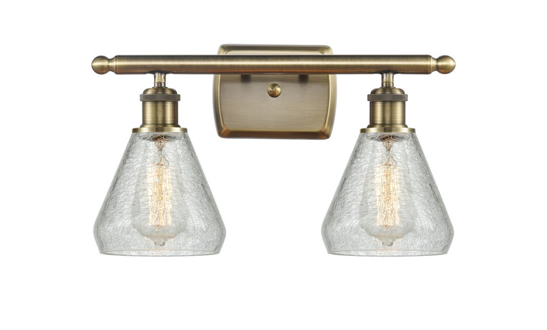 Innovations - 516-2W-AB-G275 - Two Light Bath Vanity - Ballston - Antique Brass