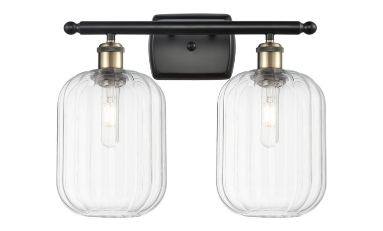 Innovations - 516-2W-BAB-G460-7CL - Two Light Bath Vanity - Ballston - Black Antique Brass