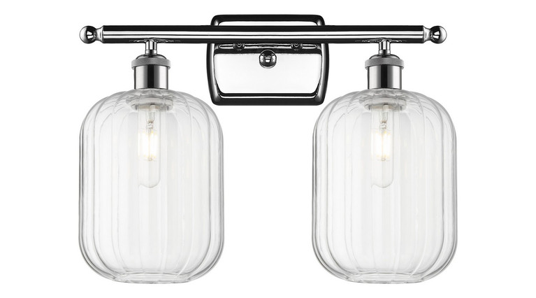 Innovations - 516-2W-PC-G460-7CL - Two Light Bath Vanity - Ballston - Polished Chrome