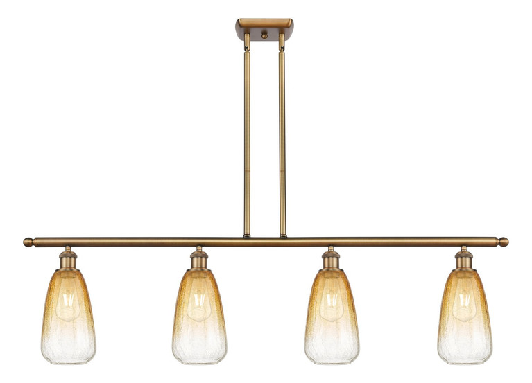 Innovations - 516-4I-BB-G480-6AM - Four Light Island Pendant - Ballston - Brushed Brass